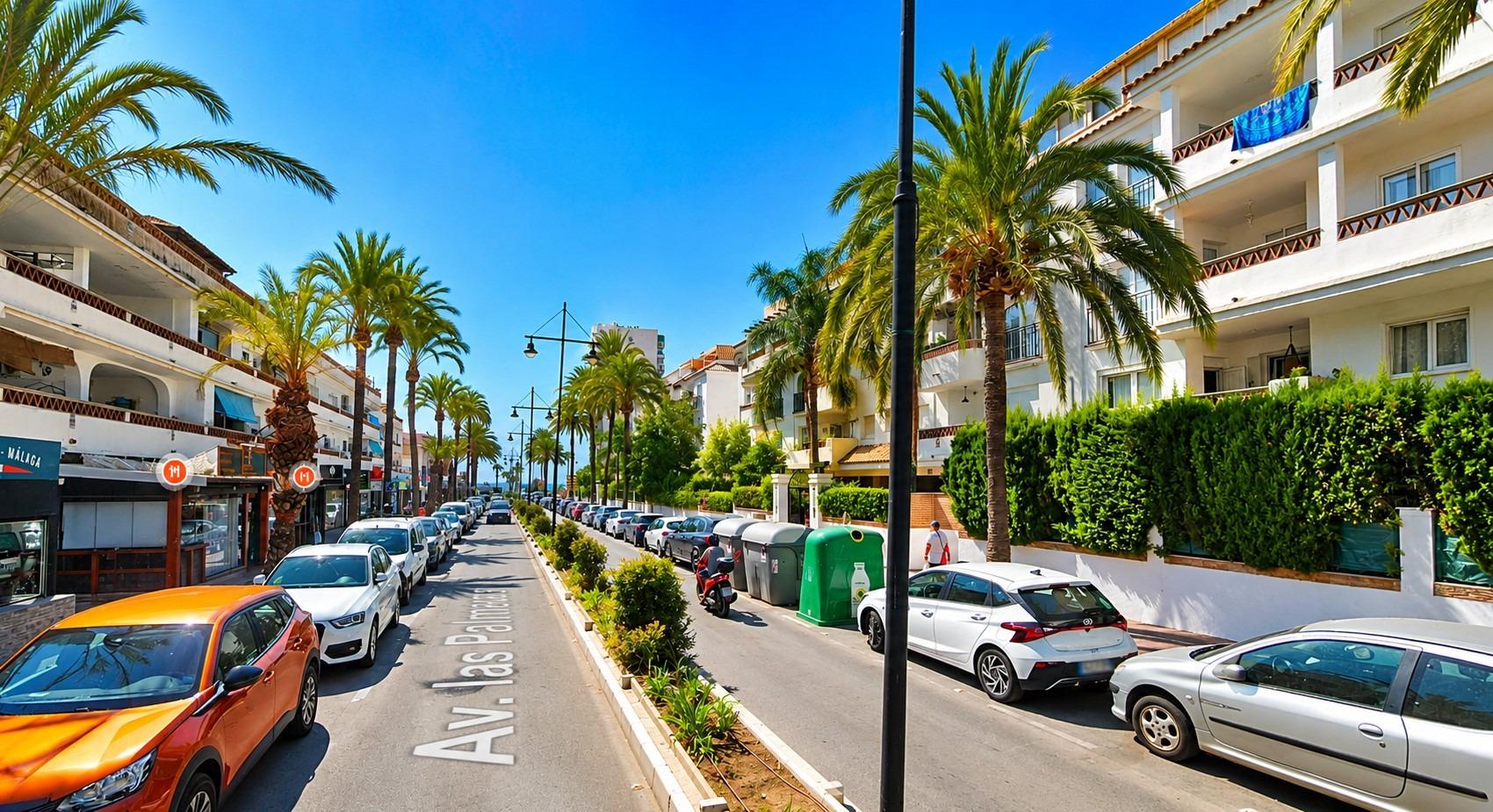 BENALMADENA COSTA, AVDA. LAS PALMERAS