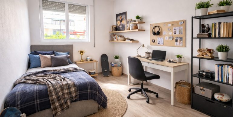 Habitación chico IA